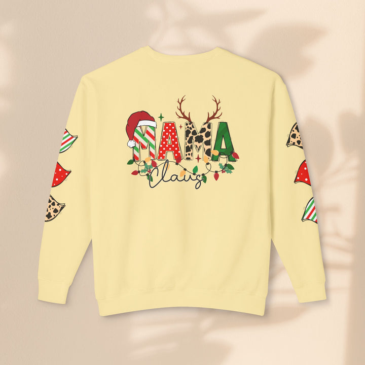 Mama Claus - Women's Lightweight Crewneck Sweatshirt