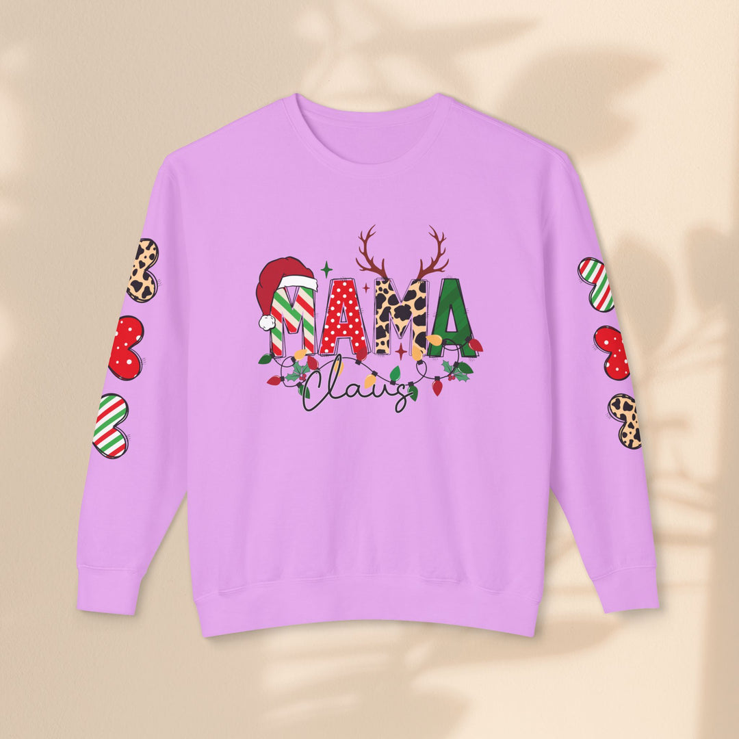 Mama Claus - Women's Lightweight Crewneck Sweatshirt