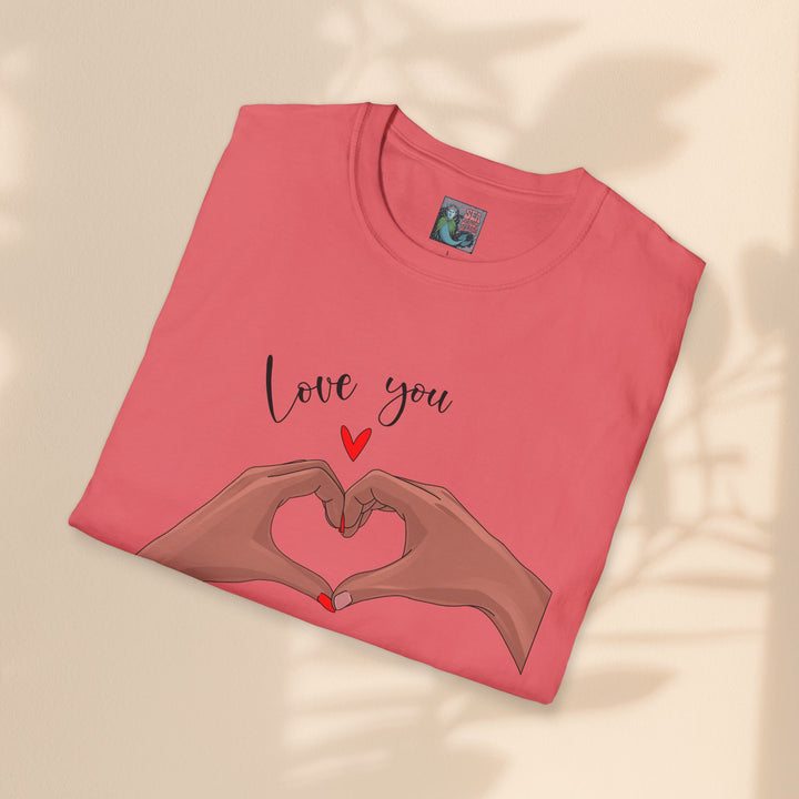 Unisex Softstyle T-Shirt - Love You Heart