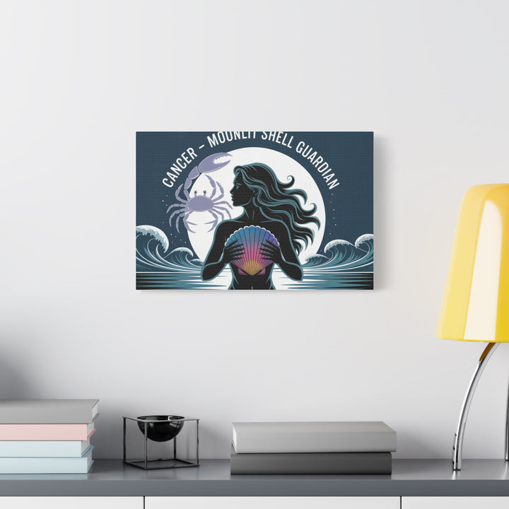 Zodiac Cancer Matte Stretched Canvas Wall Art