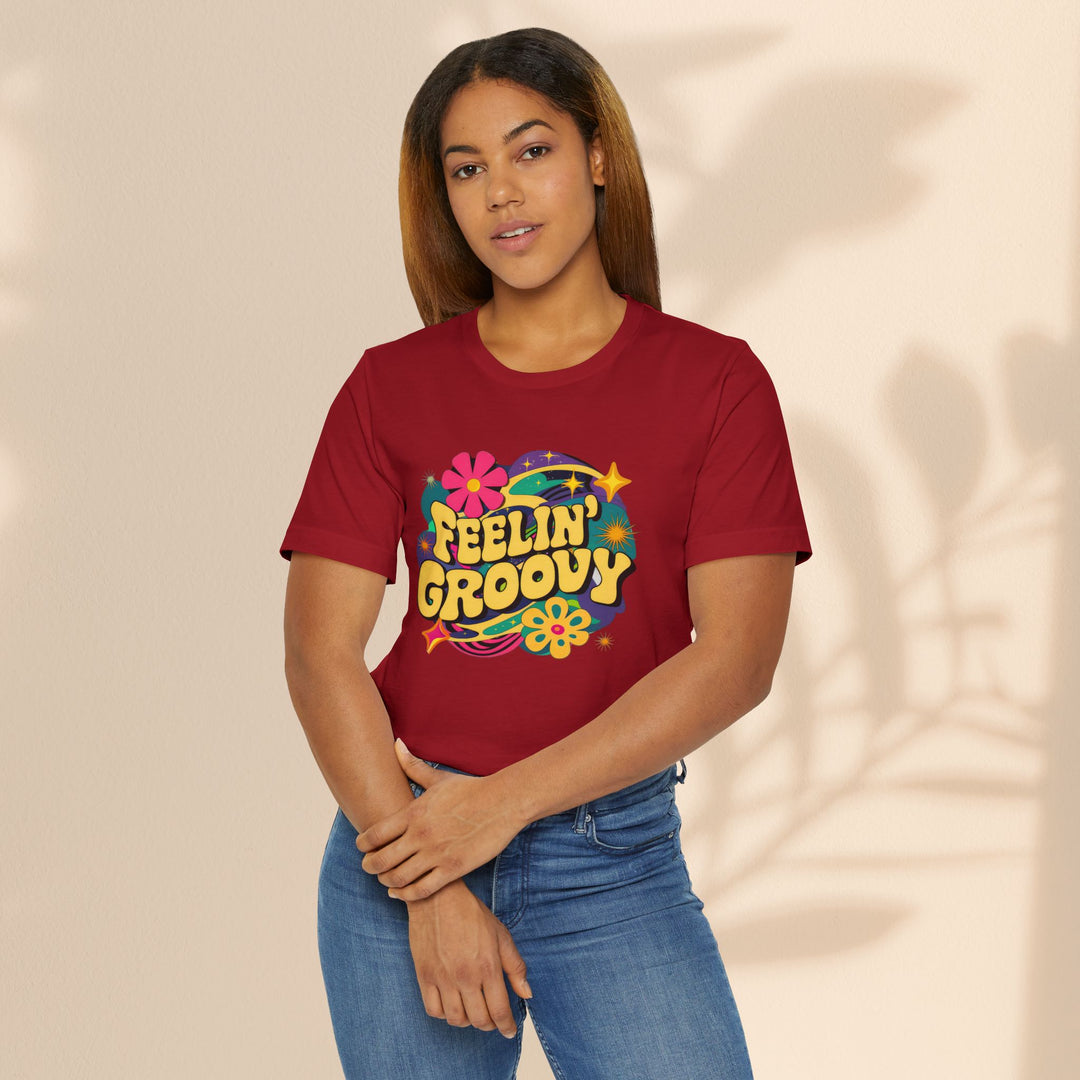 Unisex Jersey T-Shirt - Feeling Groovy