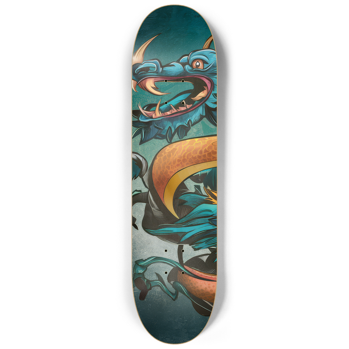 2 Skateboard Series Art - Draconic Canvas