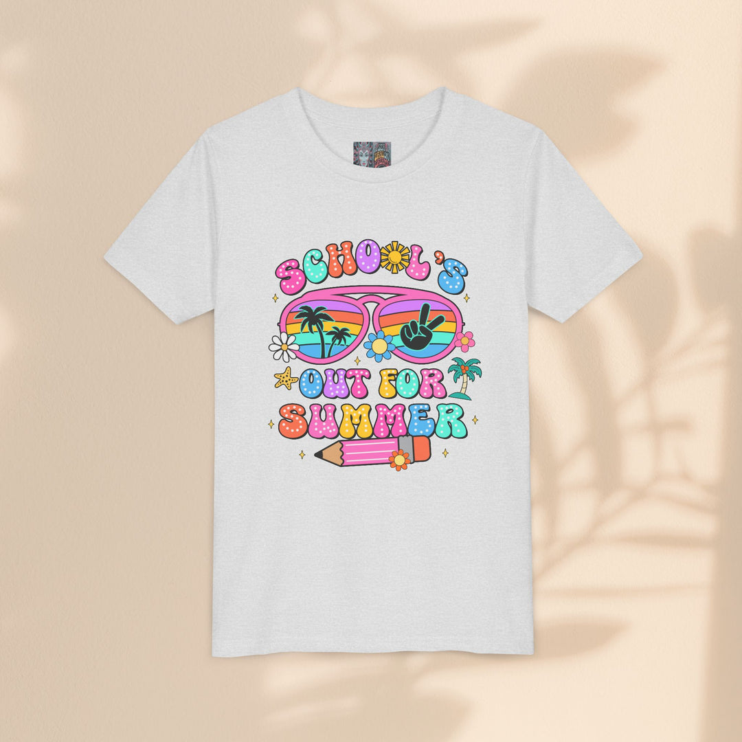 Youth Summer Vibe Tee – "School's Out for Summer"