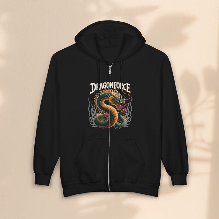 Dragon Force - Unisex Heavy Blend™ Full Zip Hooded Sweatshirt