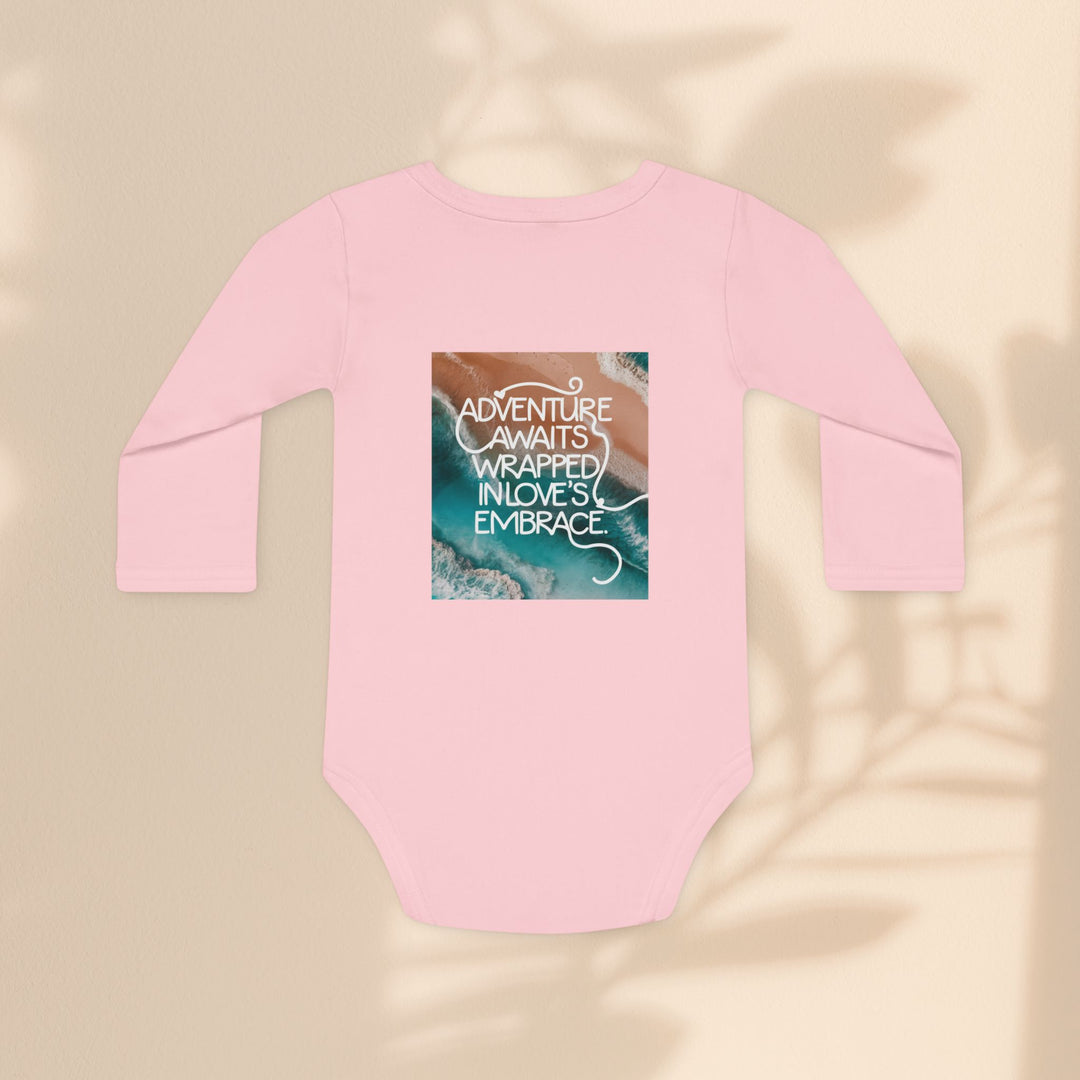 Baby Long-Sleeve Organic Bodysuit - Adventure Awaits