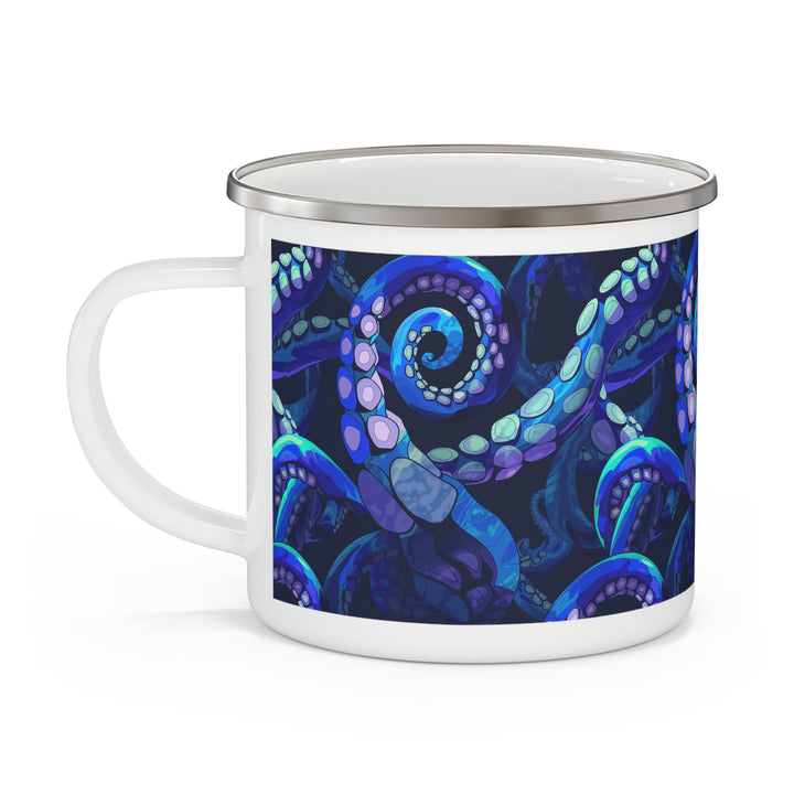 Enamel Camping Mug - Octopus Delight