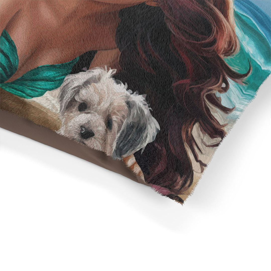 Pet Bed - Mermaid with Dog