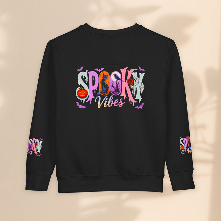 Toddler Spooky Vibes Sweatshirt - Halloween Kids Outfit