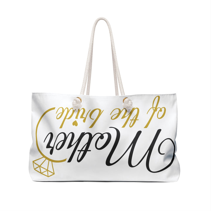Elegant Mother of the Bride Weekender Bag, Bridal Gift, Wedding Accessory, Travel Tote, Engagement Celebration