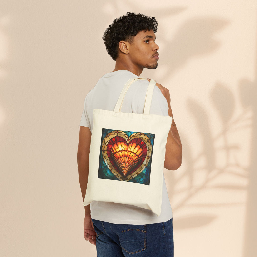 Cotton Canvas Tote Bag - My Heart