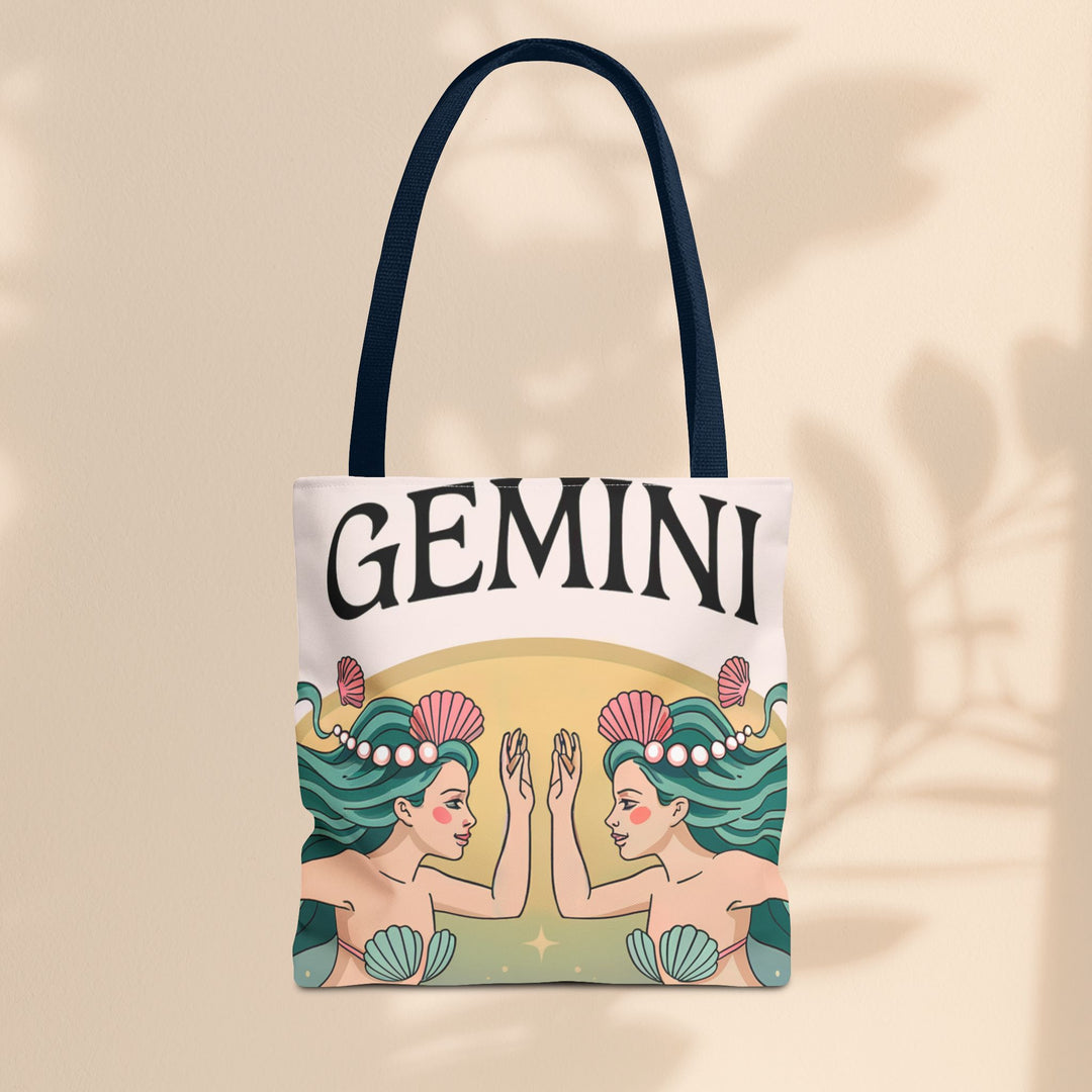 Gemini Zodiac Tote Bag, Astrological Bag, Personalized Gift, Astrology Lover, Horoscope Accessory, Birthday Present