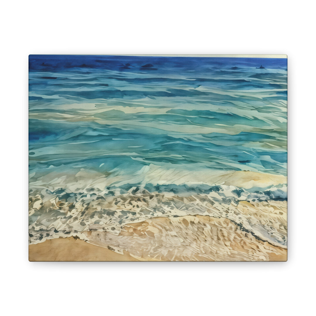 Stretched Beach Art Canvas Print