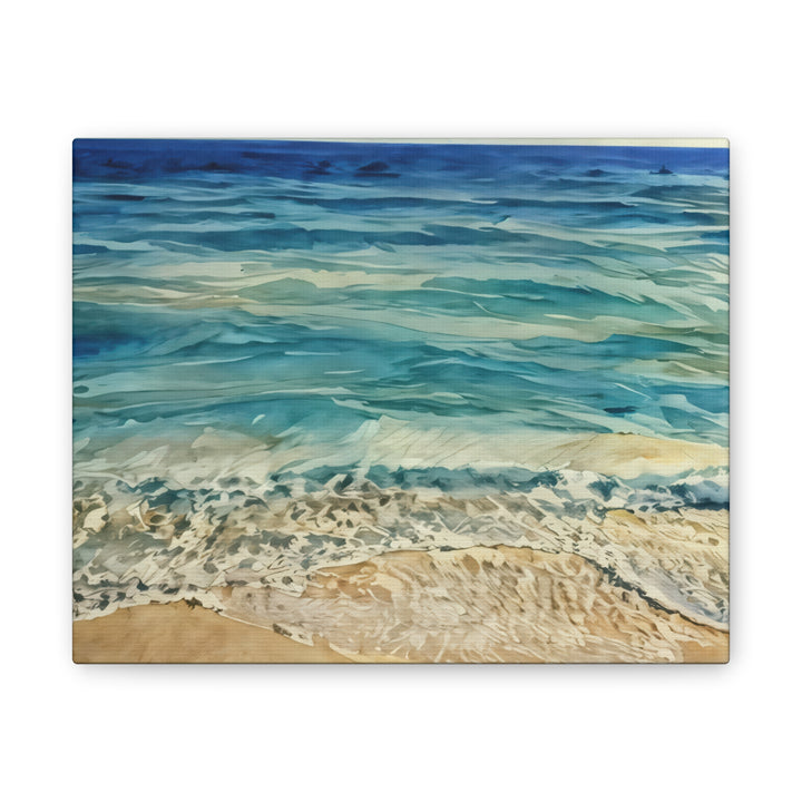Stretched Beach Art Canvas Print