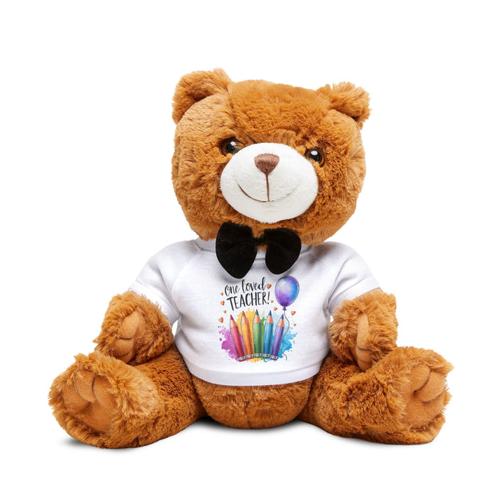 Teddy Bear with T-Shirt - One Loved Teacher