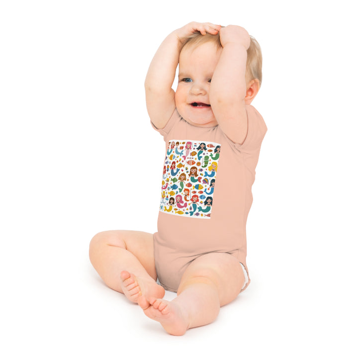 Baby Short Sleeve Bodysuit - Little Mermaids