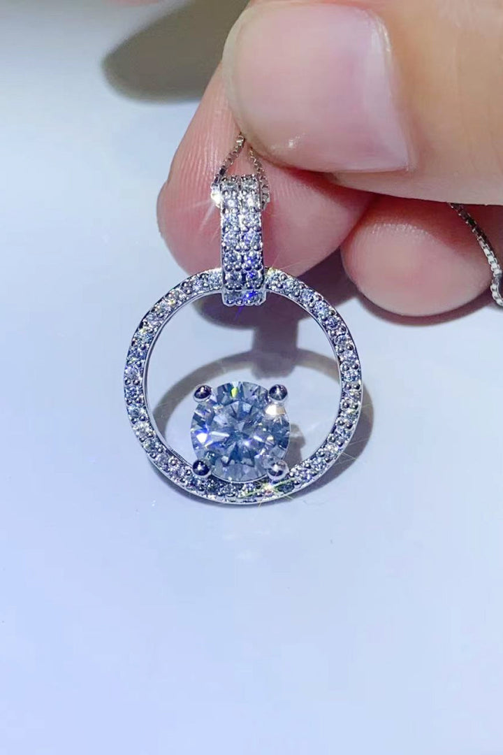 1 Carat Sparkala™ Moissanite Necklace – 925 Sterling Silver