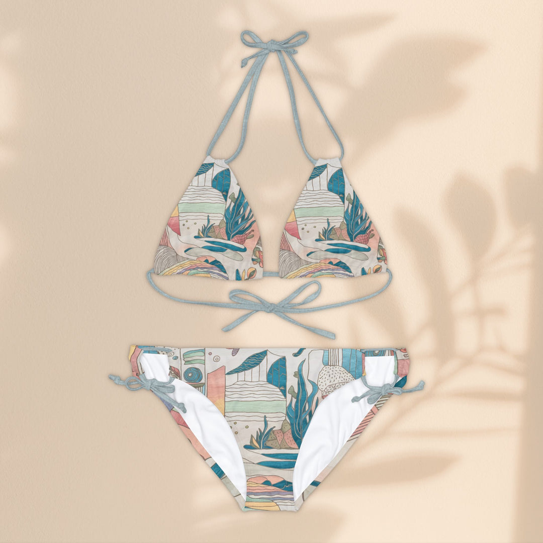 Strappy Bikini Set - Ocean Rug