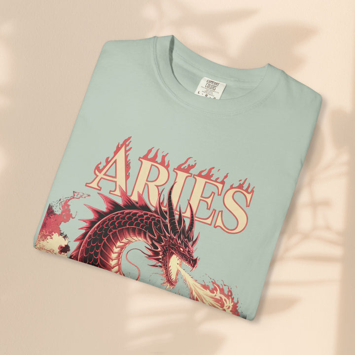 Aries Graphic T-Shirt: Unisex Astrology Tee, Zodiac Shirt for Birthdays & Everyday Wear, Perfect Gift for Aries Friends