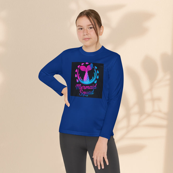 Youth Long Sleeve Competitor Tee - Mermaid Squad