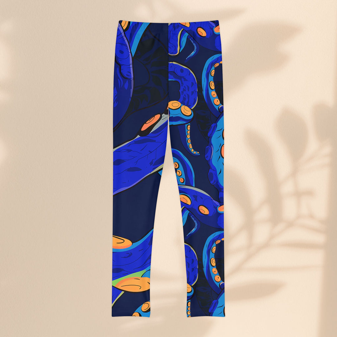 Youth Full-Length Leggings  - Octopus Delight