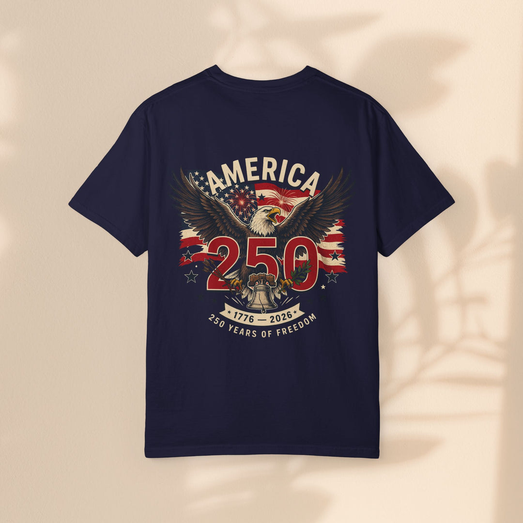 America 250 Eagle Patriotic T-Shirt — Independence Celebration Tee