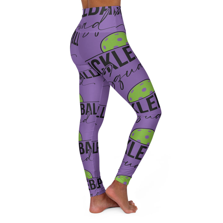 High Waisted Yoga Leggings - Pickleball Squad