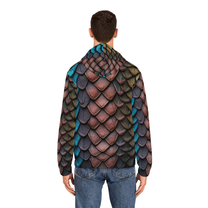 Men's Full-Zip Hoodie - Dragon Scales