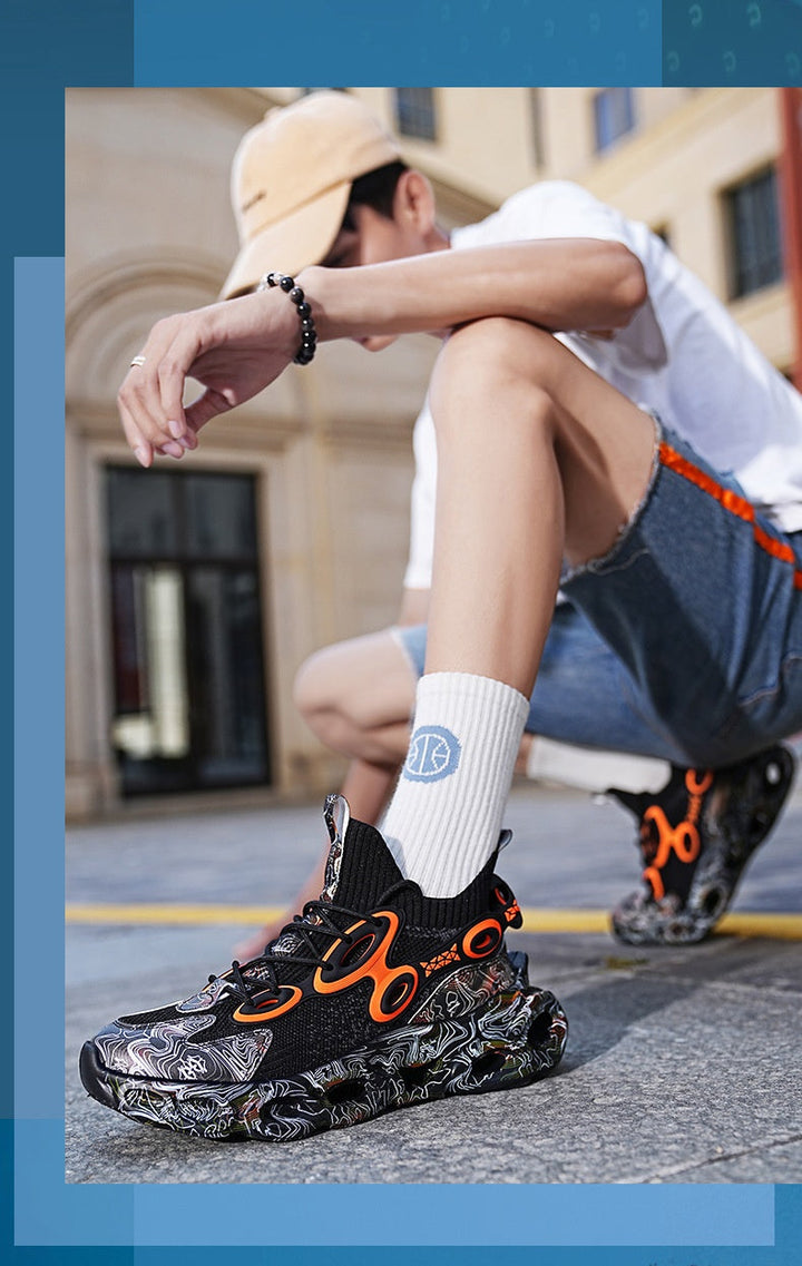 Men's Galaxy Blade Sneakers | Breathable Flyknit Running Shoes