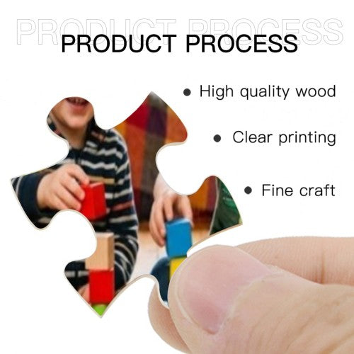 Custom Photo Wooden Puzzle – 60 Pieces, 15 × 20 cm