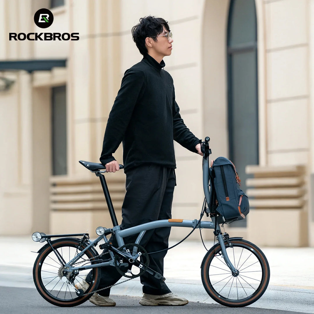 ROCKBROS Vintage Folding Bike Backpack for Cycling