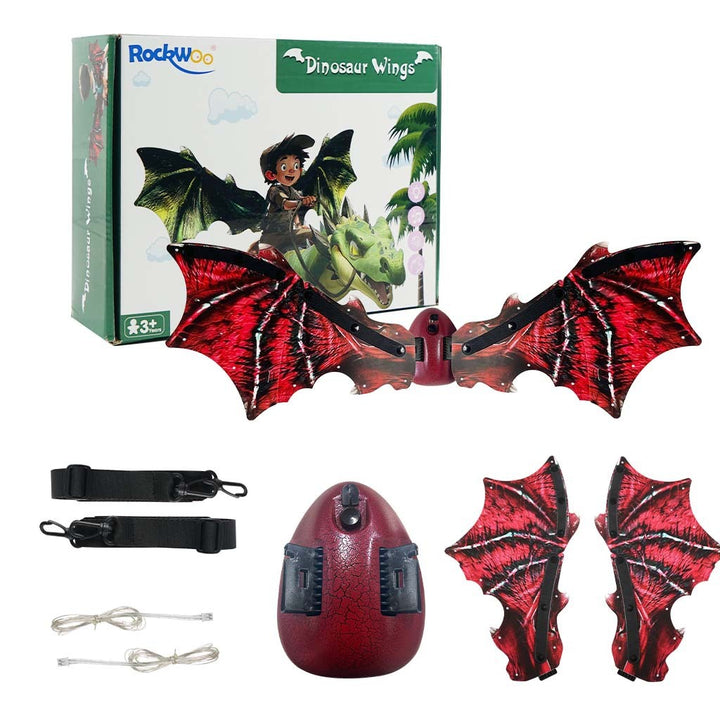 Light-Up Dinosaur Butterfly Wings – Battery-Powered Costume Accessory