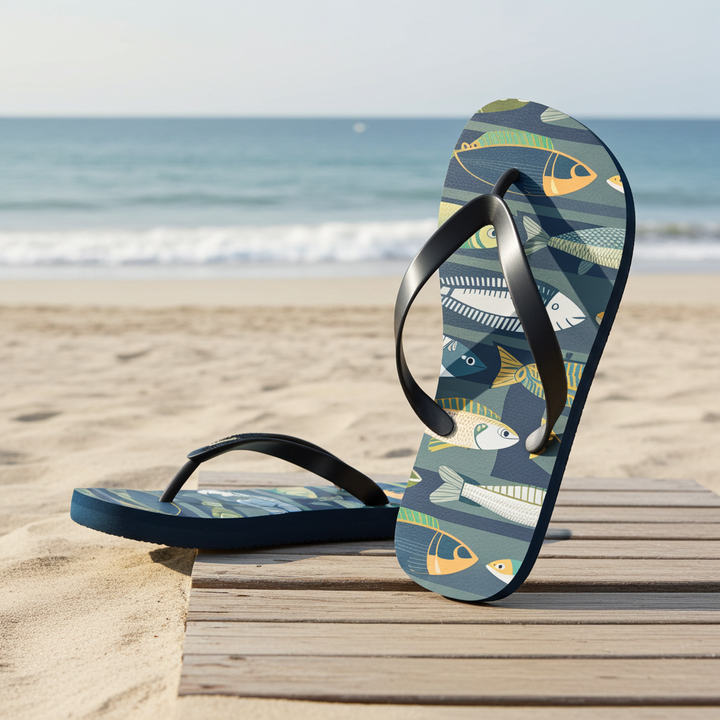 Flip Flops - Fish Line