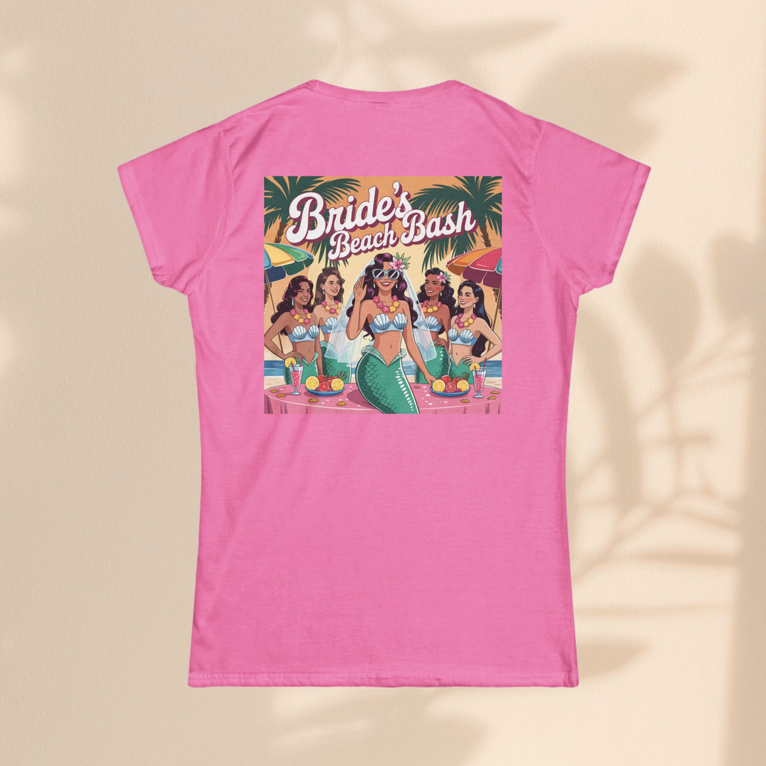Bridal Beach Bash Tee, Tropical Party Shirt, Summer Wedding Celebration Top, Bride Tribe Gift, Bachelorette Bash Apparel