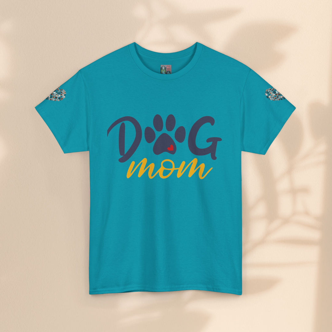 Dog Mom Unisex Heavy Cotton Tee - Cute Pet Lover Shirt for Every Occasion