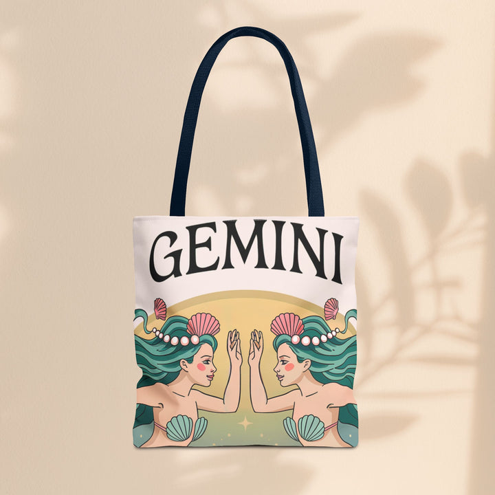 Gemini Zodiac Tote Bag, Astrological Bag, Personalized Gift, Astrology Lover, Horoscope Accessory, Birthday Present