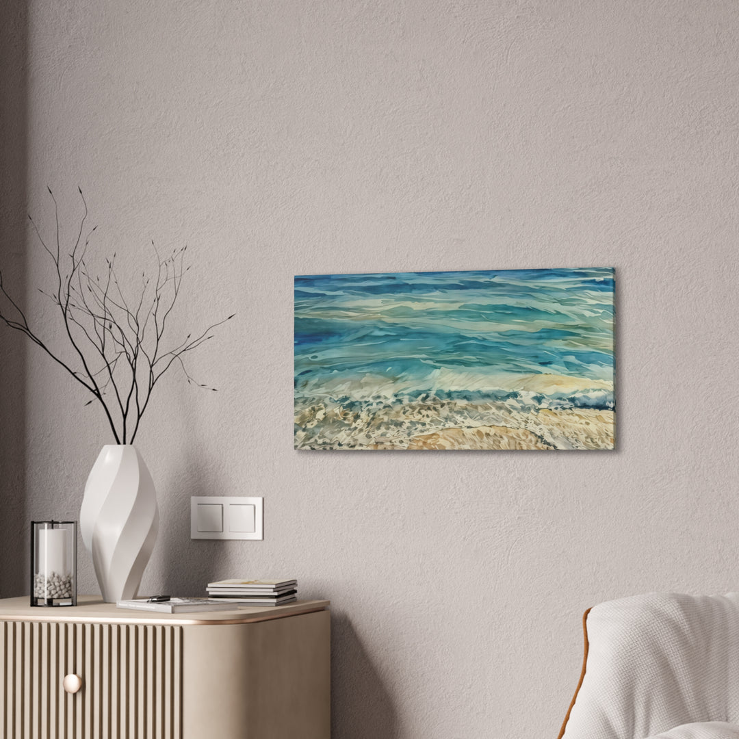 Stretched Beach Art Canvas Print