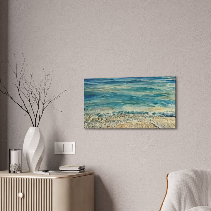 Stretched Beach Art Canvas Print