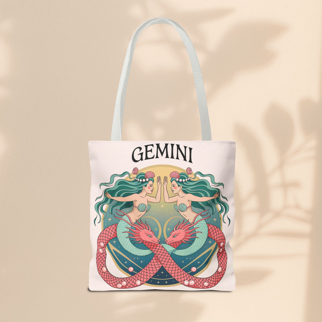 Gemini Zodiac Tote Bag, Astrological Bag, Personalized Gift, Astrology Lover, Horoscope Accessory, Birthday Present