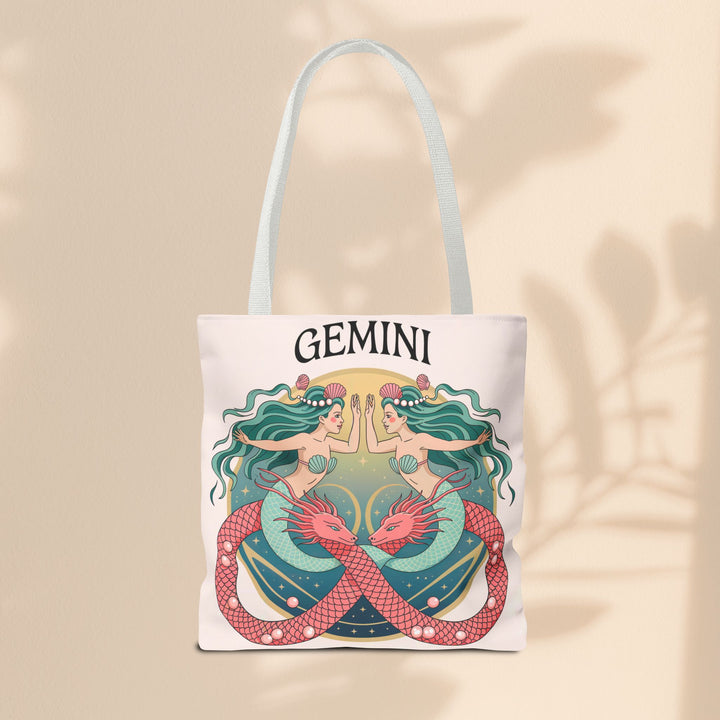 Gemini Zodiac Tote Bag, Astrological Bag, Personalized Gift, Astrology Lover, Horoscope Accessory, Birthday Present