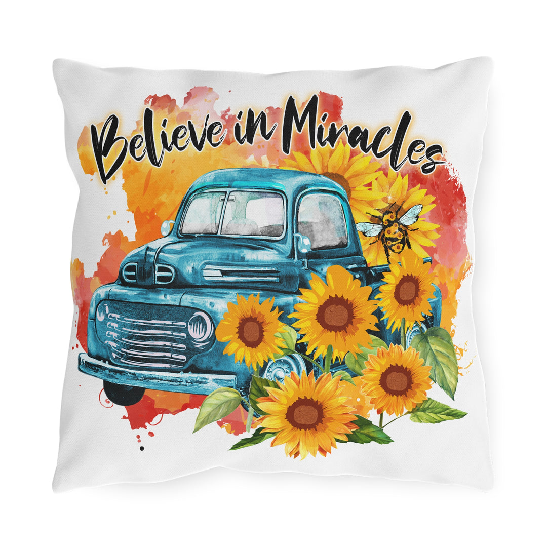 Outdoor Pillows - Believe in Miracles