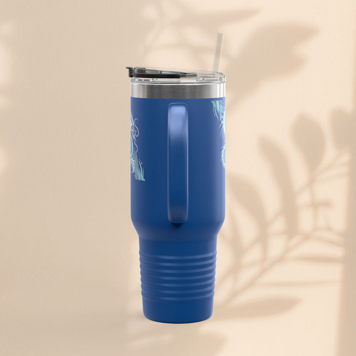 Bold Dragon Insulated Travel Mug, 40oz – Adventure, Road Trips, Unique Gift, Eco-Friendly Drinkware, Hot & Cold Beverages