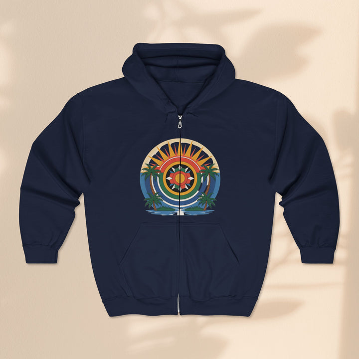 Seminole Design - Unisex Heavy Blend™ Full Zip Hooded Sweatshirt