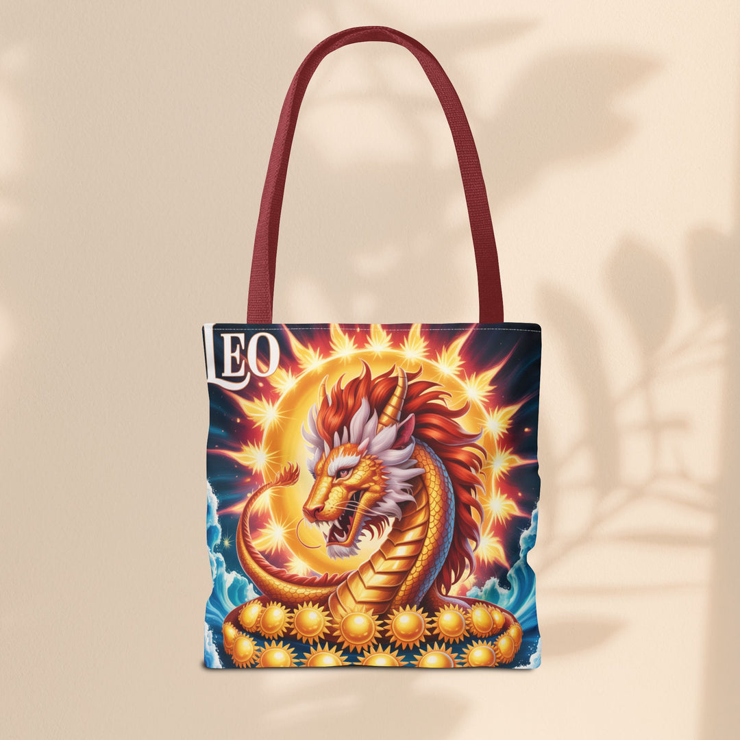 Leo Zodiac Tote Bag, Astrology Bag, Horoscope Tote, Birthday Gift, Festival Bag, Celestial Art Bag
