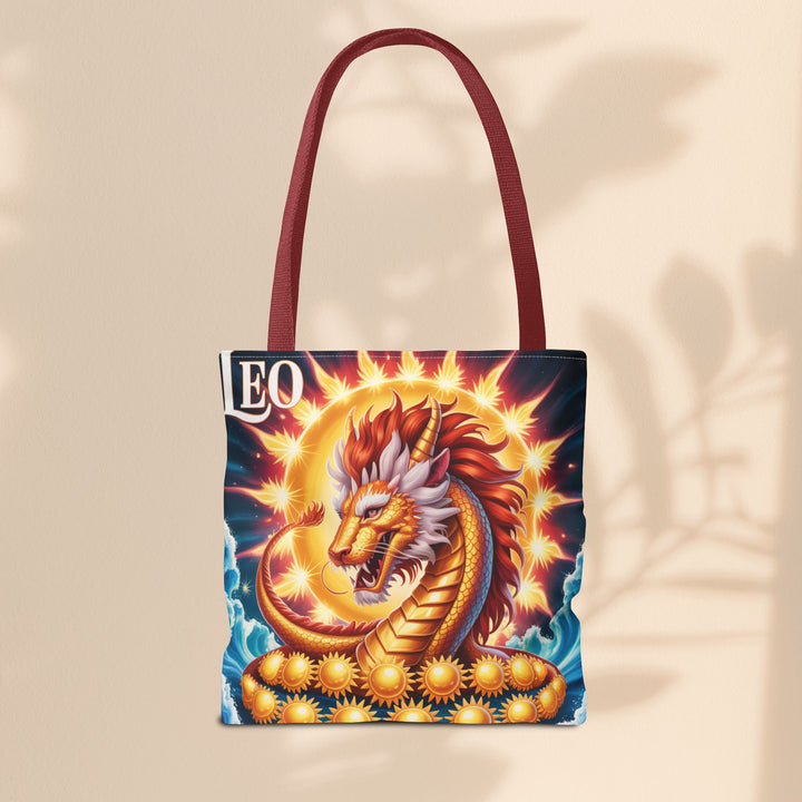 Leo Zodiac Tote Bag, Astrology Bag, Horoscope Tote, Birthday Gift, Festival Bag, Celestial Art Bag