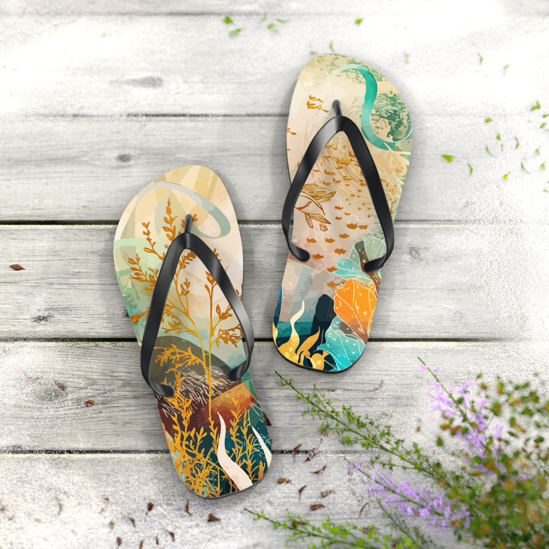 Flip Flops - Marine Mosaic