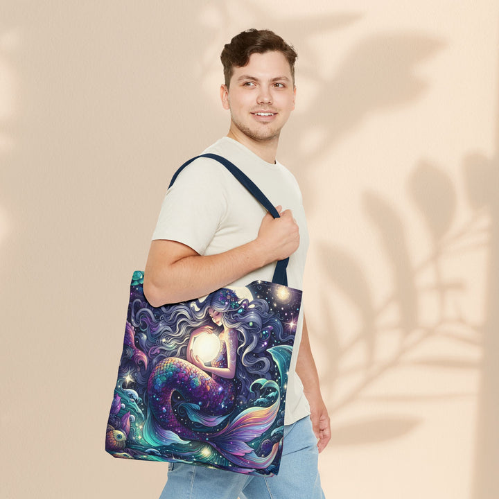 Celestial Mermaid Secret Tote Bag – Stylish Reusable Beach Trip Bag