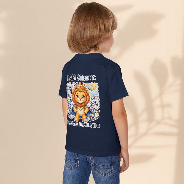 I Am Strong Leo Lion Courage Toddler T-Shirt