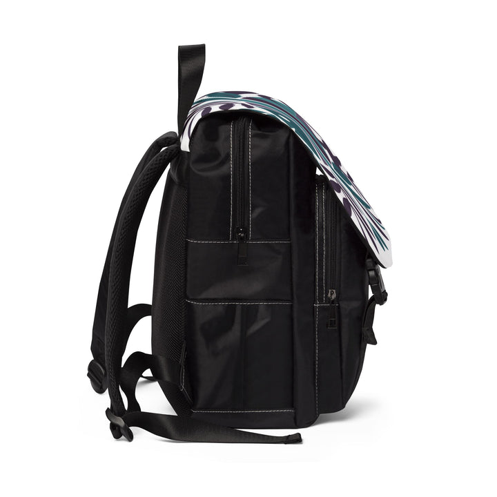 Unisex Casual Shoulder Backpack - Tribal Fish