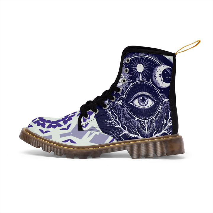 Women's Canvas Boots - Sacred Eye Boots