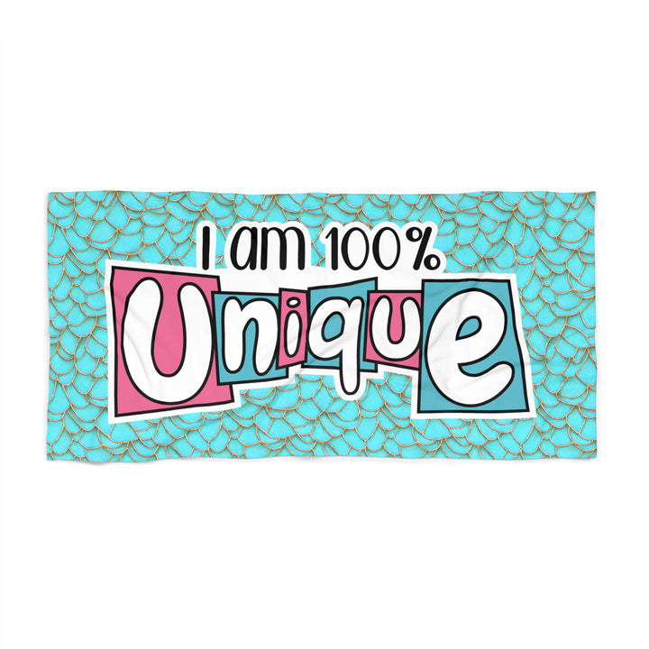 100% Unique Vibrant Beach Towel, Unique Design for Summer Fun, Pool Party Essential, Gift for Beach Lovers, Travel Companion